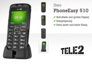 Doro Phoneeasy 510 bei Tele2