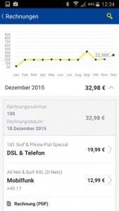 1&1 Rechnung