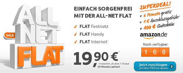 Allnet Flat Aktionen Angebote April