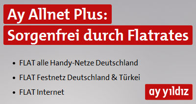 Ay Yildiz Ay Allnet Plus Türkei Handy Flat