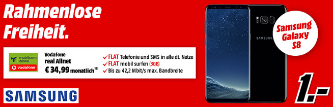 Galaxy S8 Allnet Flat Handyvertrag Media Markt