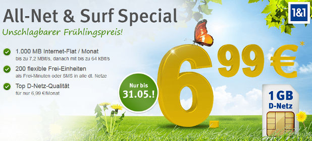 GMX WEB.DE All-Net & Surf Special