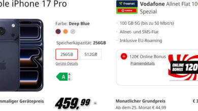 iPhone 17 Pro Vertrag MediaMarkt