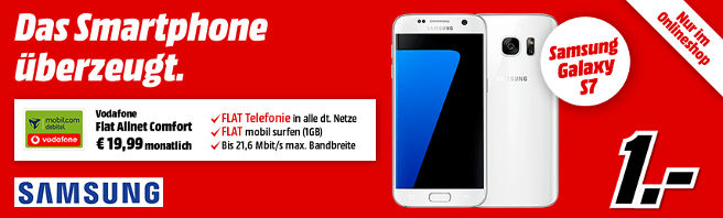Media Markt Galaxy S7 Vodafone Allnet Flat