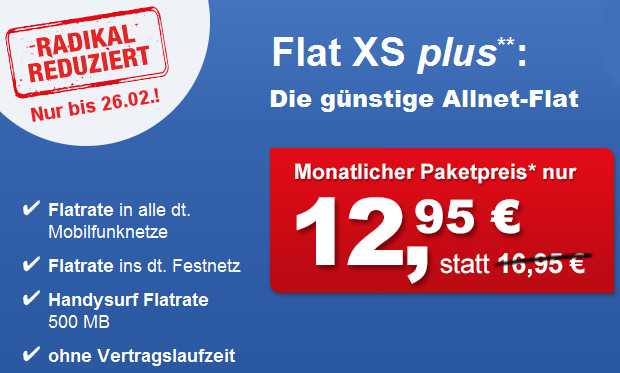Phonex Flat XS plus Aktion