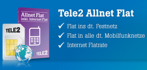 Tele2 Allnet Flat ohne Bonitätsprüfung