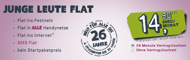 Yourfone junge Leute Flat